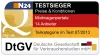 CHECK24 Mietwagenvergleich ist Testsieger Preise & Konditionen - Auszeichnung Logo