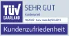 Der TÜV Saarland zeichnet CHECK24 erneut mit der Bestnote "sehr gut" aus - Auszeichnung Logo