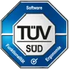 TÜV SÜD: Zertifizierung der Funktionalität und Benutzerfreundlichkeit - Auszeichnung Logo